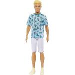 Barbie-Ken Fashionistas-Poupée blonde avec t-shirt cactus HJT10