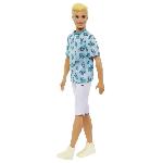 Poupee Barbie-Ken Fashionistas-Poupée blonde avec t-shirt cactus HJT10