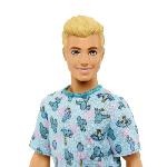 Poupee Barbie-Ken Fashionistas-Poupée blonde avec t-shirt cactus HJT10