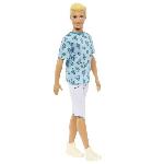 Poupee Barbie-Ken Fashionistas-Poupée blonde avec t-shirt cactus HJT10