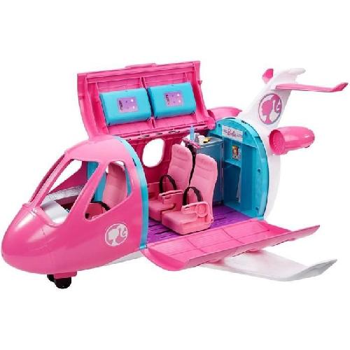 Maison - Accessoire Maison Poupee Barbie - L'Avion de Reve de Barbie - Véhicule Poupée Mannequin - 3 ans et + GDG76