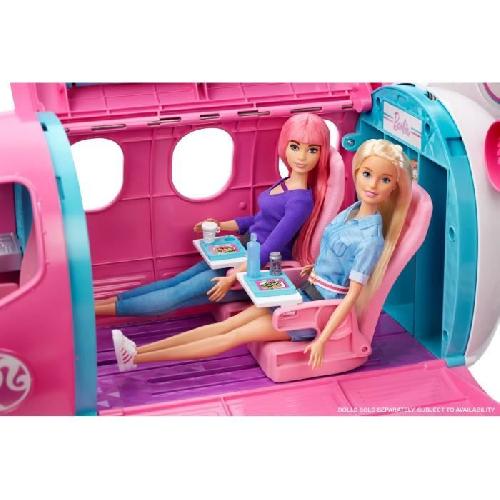 Maison - Accessoire Maison Poupee Barbie - L'Avion de Reve de Barbie - Véhicule Poupée Mannequin - 3 ans et + GDG76