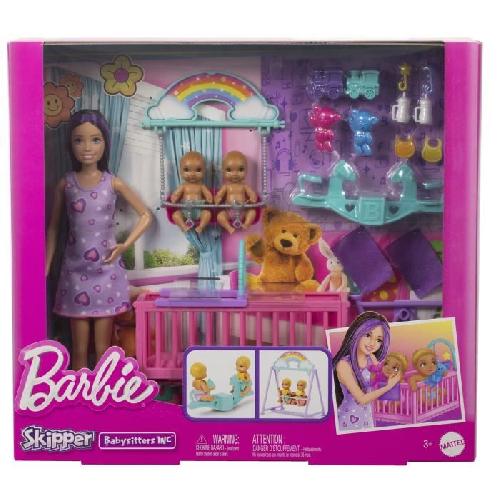 Poupee Barbie-La Chambre des Jumeaux-Coffret Skipper. bébés et accessoires HXM99