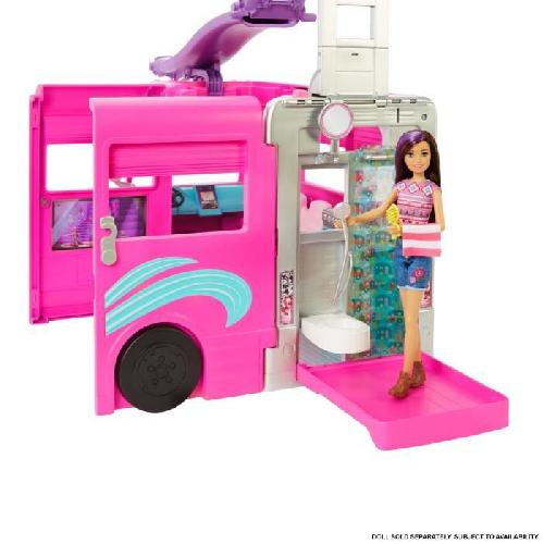 Poupee Barbie - Méga Camping-Car De Barbie - Accessoire Poupée HCD46