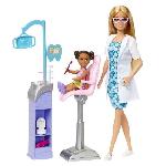 Barbie-Metiers-Coffret poupee Barbie Dentiste et accessoires HKT69