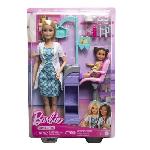 Univers Miniature - Habitation Miniature - Garage Miniature Barbie-Metiers-Coffret poupee Barbie Dentiste et accessoires HKT69