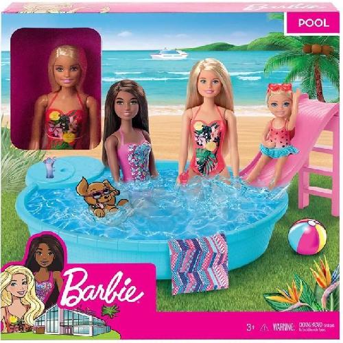 Poupee BARBIE Mobilier Barbie et sa Piscine