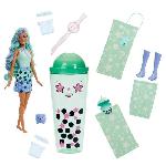 Barbie-Pop Reveal-Poupée parfumée série Bubble Tea avec accessoires HTJ21