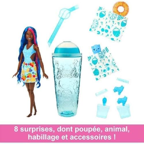 Poupee Barbie-Pop Reveal Série Fruit-Poupée parfum punch avec 8 surprises HNW42