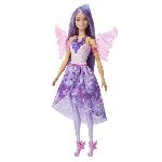 Barbie-Poupée Barbie Fantaisie Féerique-Coffret Avec Accessoires - 3 ans+- JCP74