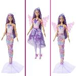 Poupee Barbie-Poupée Barbie Fantaisie Féerique-Coffret Avec Accessoires - 3 ans+- JCP74