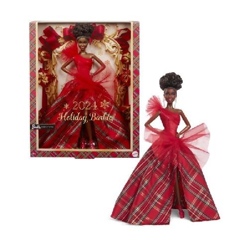 Poupee BARBIE Poupée joyeux noël brune HRM62