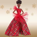 Poupee BARBIE Poupée joyeux noël brune HRM62