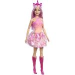 Barbie-Poupées Licorne avec cheveux fantaisie et tenues effet dégradé HRR13