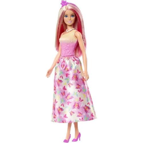 Poupee Barbie-Poupées Sirenes avec cheveux et nageoire colorés et serre-tete HRR08