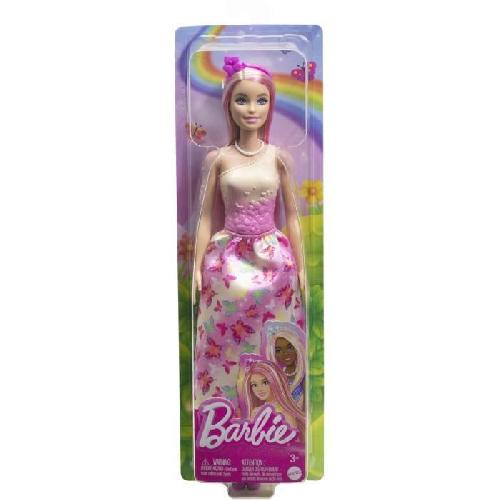 Poupee Barbie-Poupées Sirenes avec cheveux et nageoire colorés et serre-tete HRR08