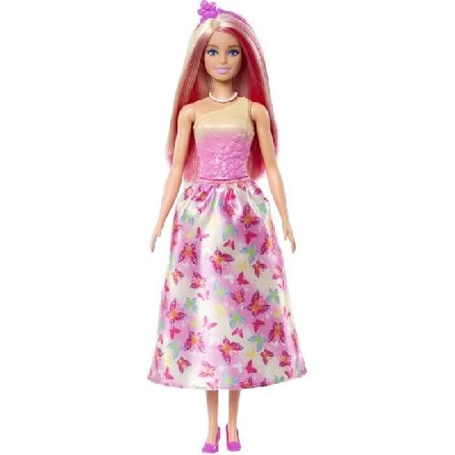 Poupee Barbie-Poupées Sirenes avec cheveux et nageoire colorés et serre-tete HRR08