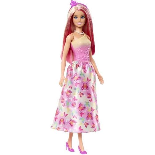 Poupee Barbie-Poupées Sirenes avec cheveux et nageoire colorés et serre-tete HRR08