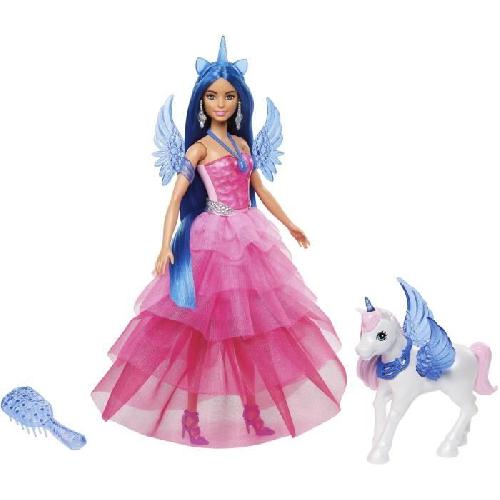 Poupee Barbie Princesse Saphir - Licorne Poupée - 65 ans de Barbie Mattel HRR16