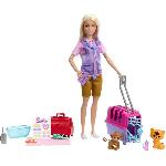 Barbie-Sauvetage d'Animaux-Coffret poupée blonde et accessoires HRG50