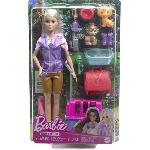 Poupee Barbie-Sauvetage d'Animaux-Coffret poupée blonde et accessoires HRG50