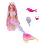 Barbie-Sirene « Malibu »-Poupée avec changement de couleur HRP97