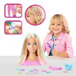 Poupee Barbie-Tete a Coiffer Color Reveal-Chevelure Blonde Et Accessoires - 3 ans+- JFG81