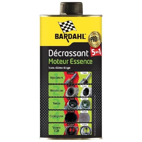 Additif Performance - Entretien - Nettoyage - Anti-fumee BARDAHL Decrassant moteur Essence 5 en 1 - 1 Litre