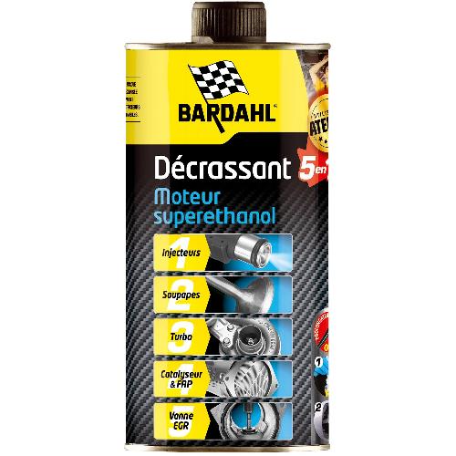 Additif Performance - Entretien - Nettoyage - Anti-fumee BARDAHL Decrassant moteur Superethanol 1 Litre 5 En 1