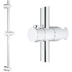 Cabine De Douche Barre de douche 600 mm - GROHE - Vitalio Universal - Chrome - ABS - Blanc
