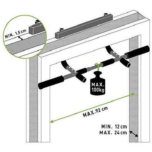 Pack Produits De Fitness Et Musculation Barre porte de traction -Multifonctionnelle - SCHILDKROT