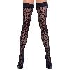 Bas et Collants bas autofixants sexy leopard taille 4