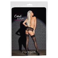 Bas et Collants Bas nylon stays-up noirs effet tatouage taille 4 Bas et Collants Bas nylon stays-up noirs effet tatouage taille 4