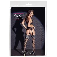 Bas et Collants Bas resille noir 011 taille S-M