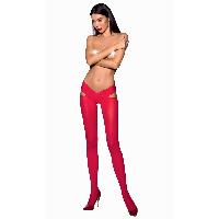 Bas et Collants Collant Ouvert Rouge TI005 - T 3-4