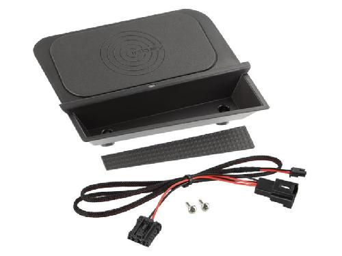 Chargeur Induction Qi Base de charge sans fil Induction Qi compatible avec Peugeot 5008 3008 ap16 - Noir
