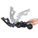 Figurine Miniature - Personnage Miniature BATCYCLE 2 en 1 Transformable - BATMAN - Cascades aériennes - Figurines 30 cm - Des 4 ans