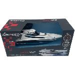 Vehicule Radiocommande Bateau Telecommande - SILVERLIT - 4SPEED - Speed Boat - 8 km-h - 34 cm - blanc et noir - des 8 ans