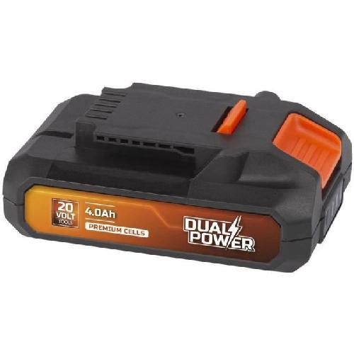 Batterie Pour Machine Outil Batterie Dual Power  20 V POWDP9024 - pour Outils de Bricolage sans Fil de 20 V - LED d'Indication de Puissance. Plateforme