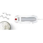 Batteur - Fouet Electrique Batteur BOSCH CleverMixx MFQ3530 - 450 W - 5 vitesses - 2 fouets / 2 crochets pétrisseurs inox - Blanc / Gris