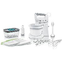 Batteur - Fouet Electrique Mixeur BOSCH ErgoMixx - Batteur + Mixeur + Appareil Mise sous vide - 450 W - 5 vitesses - 2 fouets inox - MFQ364V6