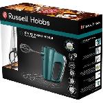 Batteur - Fouet Electrique Batteur Mixeur Swirl - Russell Hobbs - 5 Vitesses - Fonction Turbo - Pétrin - Fouets - Turquoise