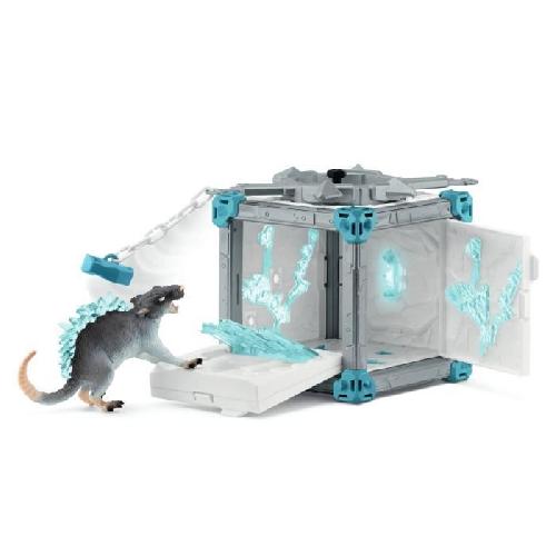 Figurine Miniature - Personnage Miniature BattleCave Rat de Glace. Extension de l'arene. SCHLEICH 42676 Eldrador Creatures. des 7 ans