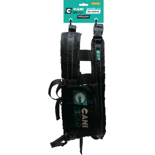 Harnais Animal Baudrier - OLYMPIA - Ergonomique - Reduit tensions lombaires - Noir