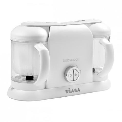 Robot Bebe BEABA. Babycook Duo. robot bebe 4 en 1. contenance XXL. blanc