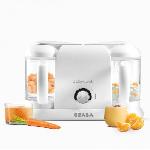 Robot Bebe BEABA. Babycook Duo. robot bebe 4 en 1. contenance XXL. blanc