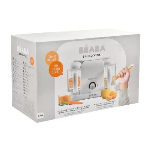 Robot Bebe BEABA. Babycook Duo. robot bebe 4 en 1. contenance XXL. blanc