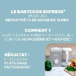 Robot Bebe BEABA. Babycook express. robot bebe. 4 en 1 mixeur-cuiseur. bleu baltique