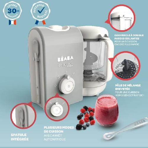 Robot Bebe BEABA. Babycook express. robot bebe. 4 en 1 mixeur-cuiseur. bleu baltique