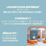 Robot Bebe BEABA. Babycook express. robot bébé. 4 en 1 mixeur-cuiseur. gris velours